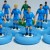 Subbuteo Andrew Table Soccer Tottenham Hotspur 1983-85 away kit on WSB Professional bases